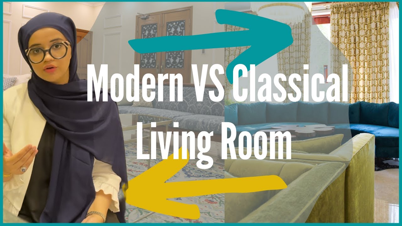 Modern Contemporary VS Traditional Living Room || Interior Design || Lahore, Pakistan