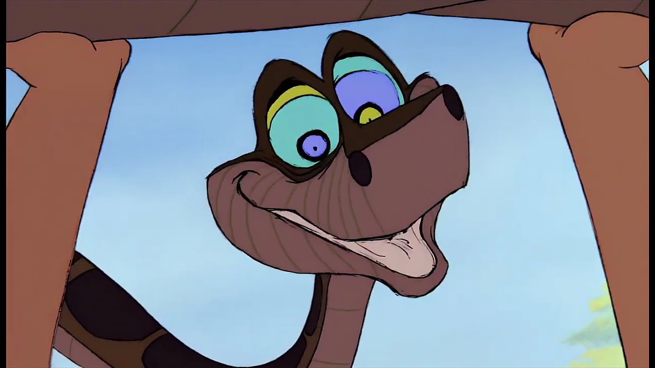 Kaa and Mowgli - Second Encounter - 8K 120 FPS