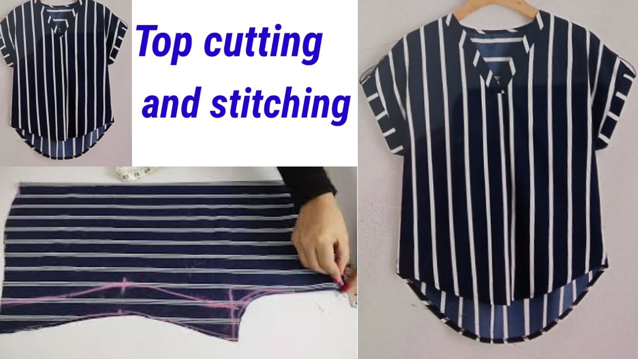 टॉप की कटिंग कैसे करते हैं/ top design cutting and stitching/How to make top design 2022 cutting
