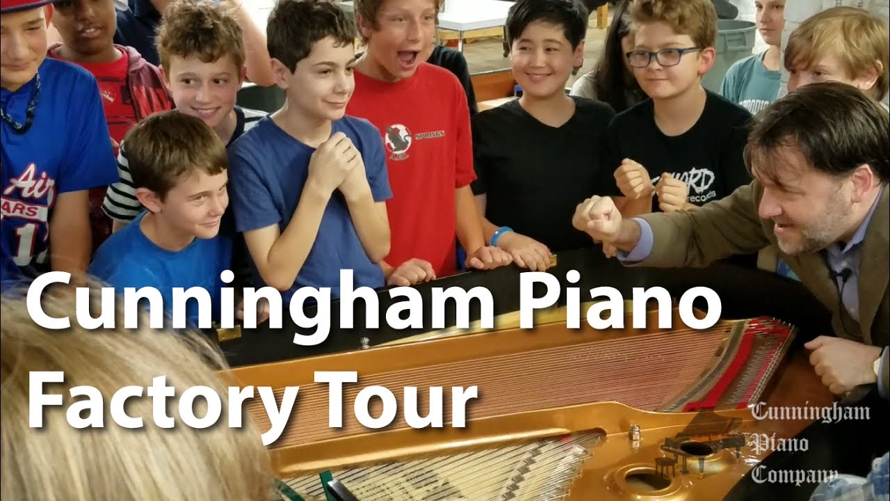 Cunningham Piano Factory Tour