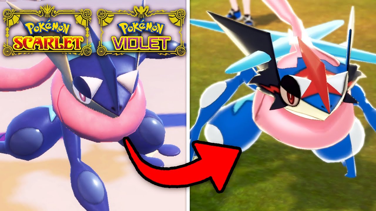 Ash Greninja in Pokemon Scarlet & Violet