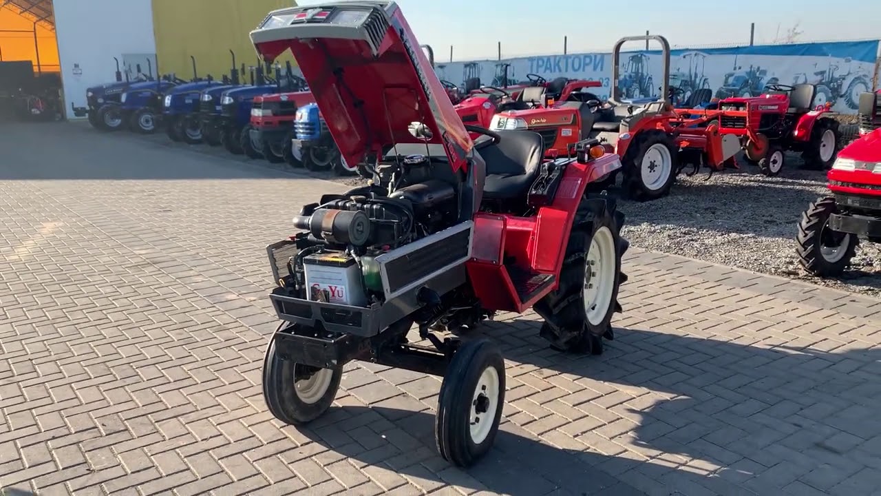 Японський мінітрактор YANMAR F155  Відеоогляд від  