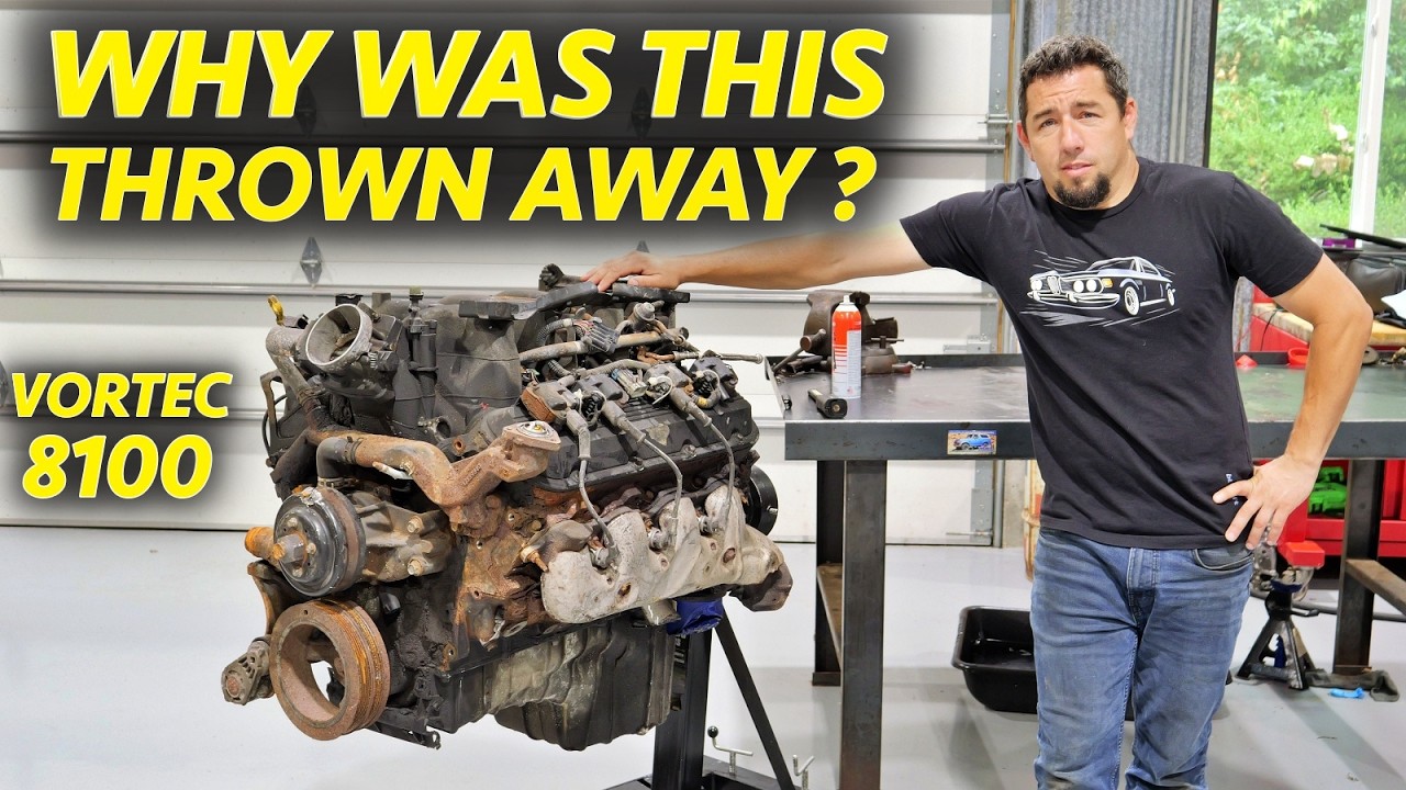 Разборка BIG BLOCK CHEVY V8, которую я вытащил из металлолома. Почему его выбросили?