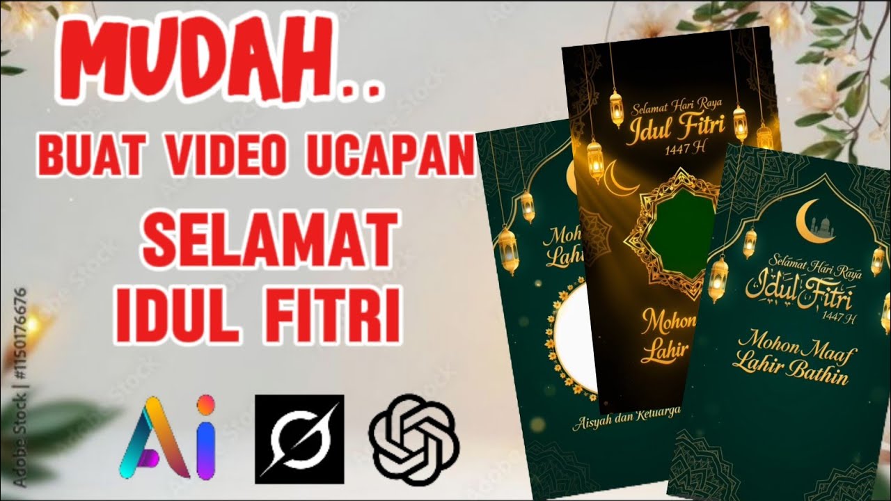 TERBARU 2026 | Cara Mudah Membuat Video Ucapan Selamat IDUL FITRI