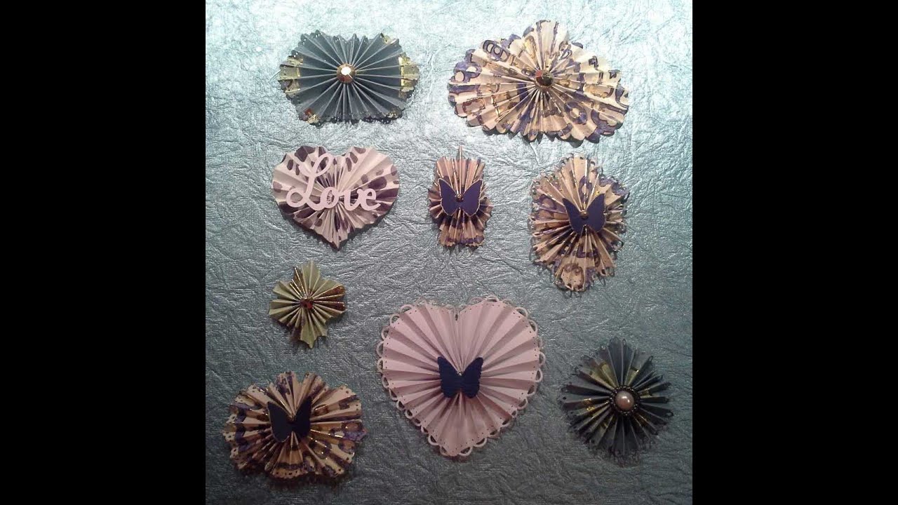 Make Rosette Embellishments With Spellbinders Card Creator Border