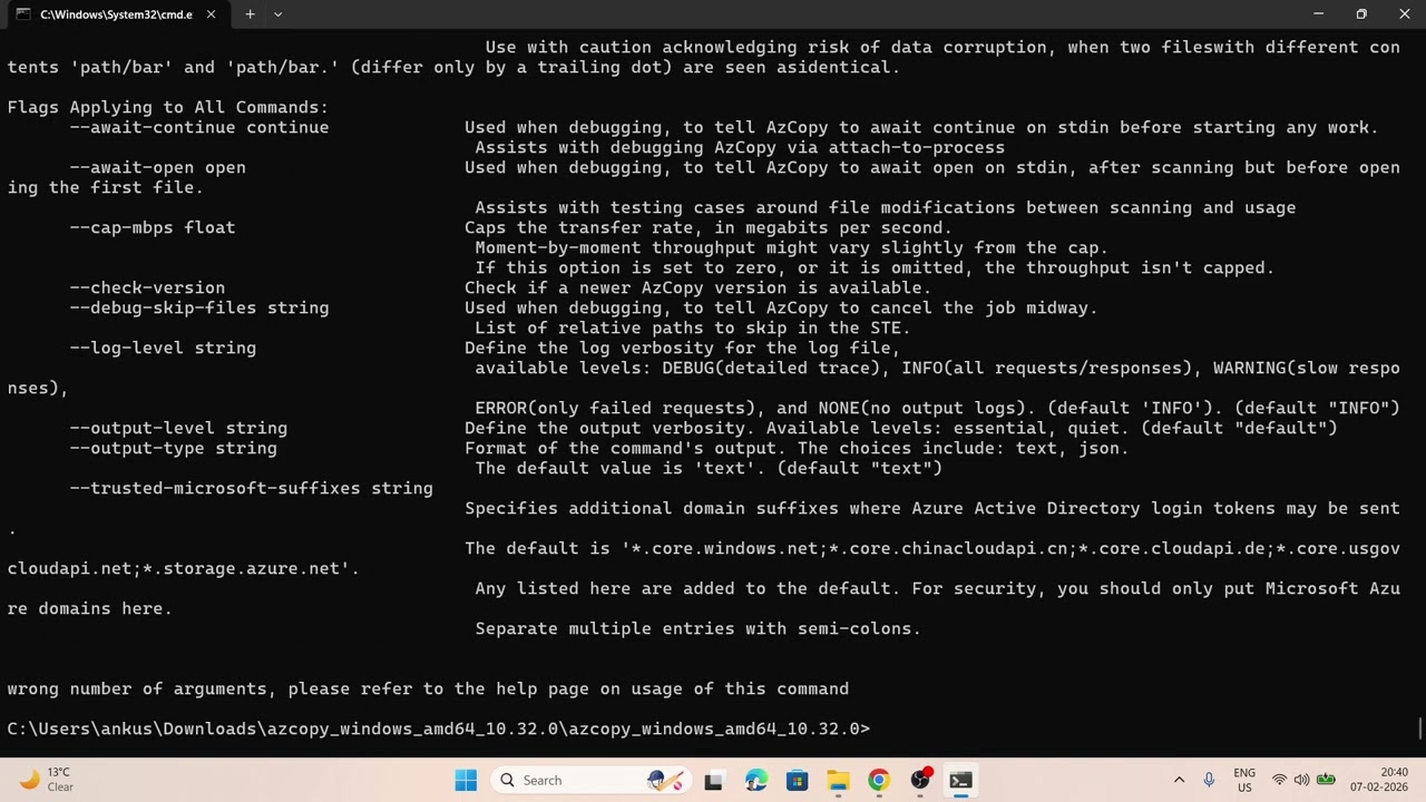 Copy or Move Data to Azure Storage Using AzCopy v10 – Lab | AZ-104– Day 46