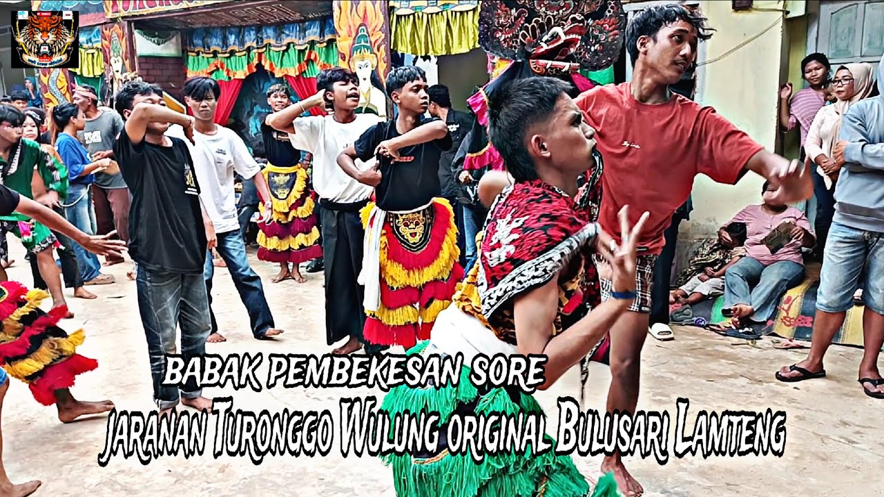 Babak pembekesan sore jaranan Turonggo Wulung original live 17 a Notoharjo Trimurjo lamteng 