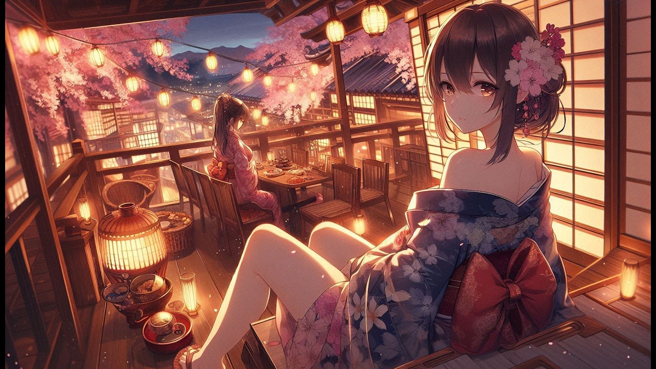 Ambient Night in Old Japan