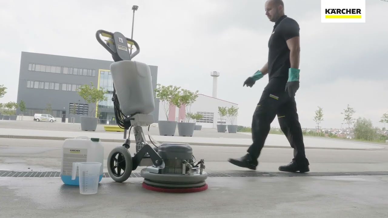 How to use the Kärcher BDS 43/Orbital C