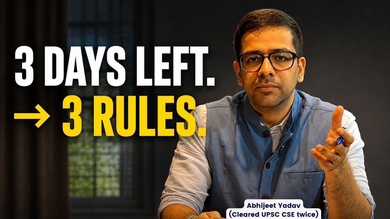 STOP Panicking About UPSC Prelims (Watch This First)