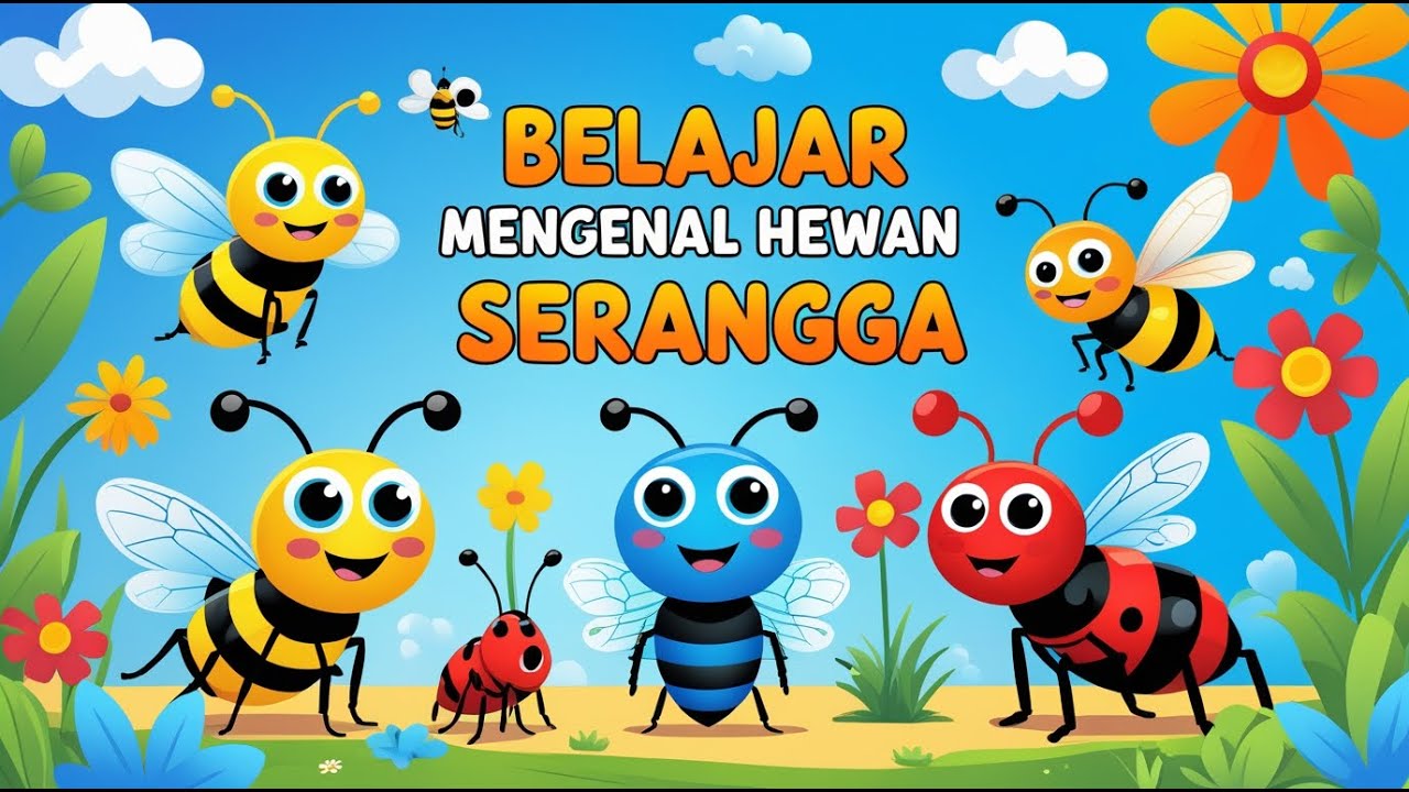 Mengenal Serangga di Sekitar Kita | Belajar Bahasa Inggris Anak
