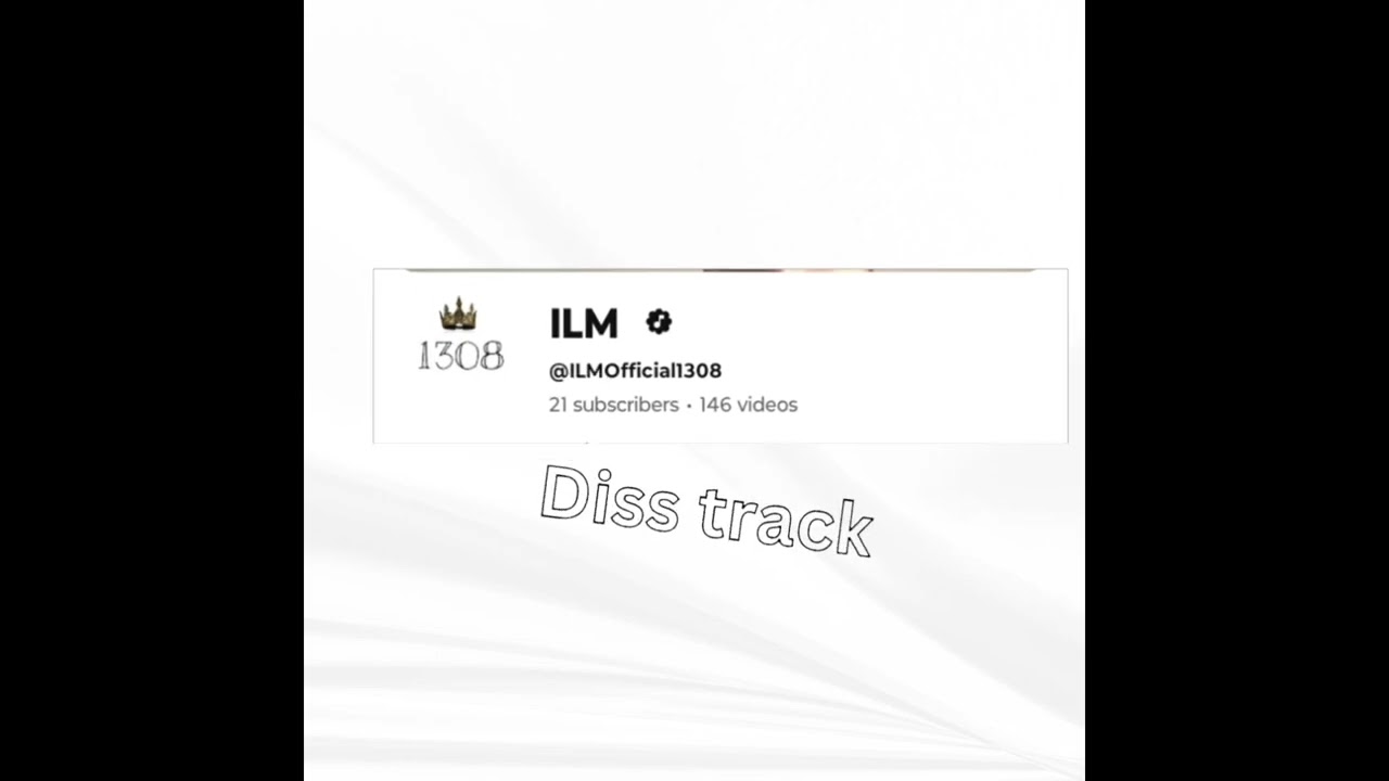 @ILM DISS TRACK \Mr mumble/ (for fun)