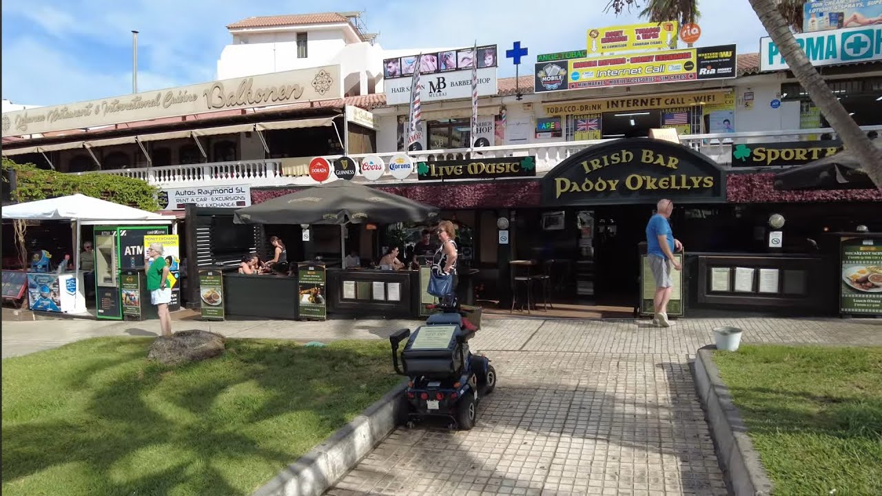 Las Americas TENERIFE - Paddy OKellys To Travellers Rest Leonardos Bar
