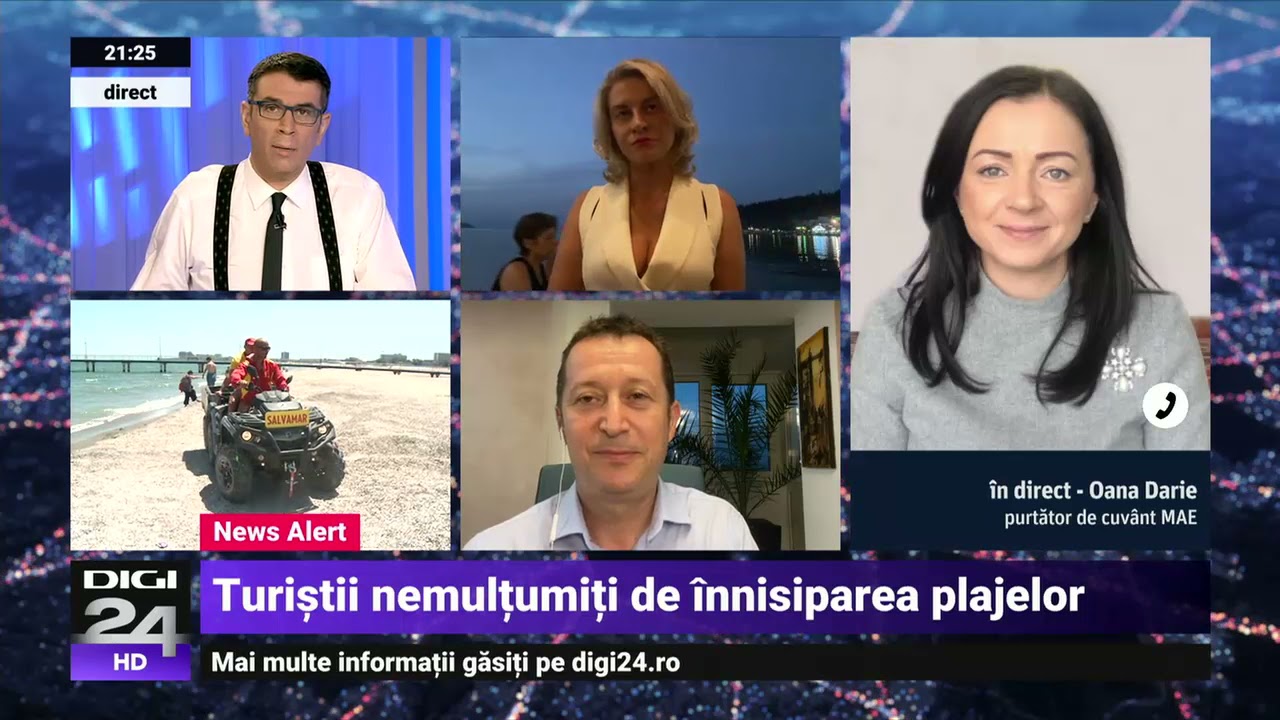 Plaja lărgită din Mamaia stârnește nemulțumiri - Digi24