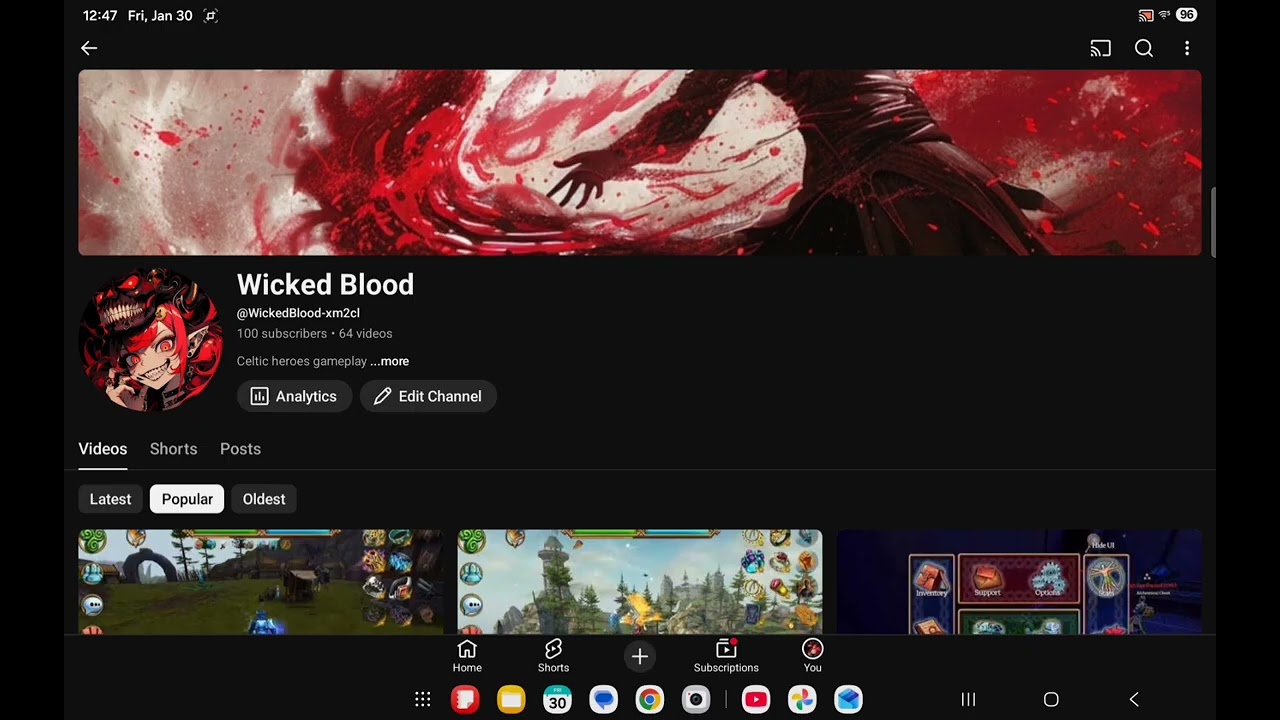 TYVM for the big 💯 subs! 🥰🤩🎉 @ Celtic Heroes 