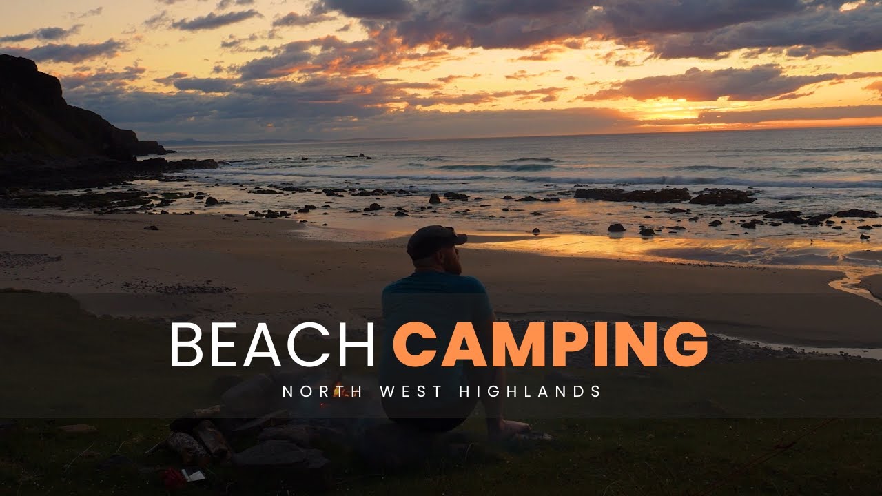 Beach Camp | Sunset | Scottish Highlands