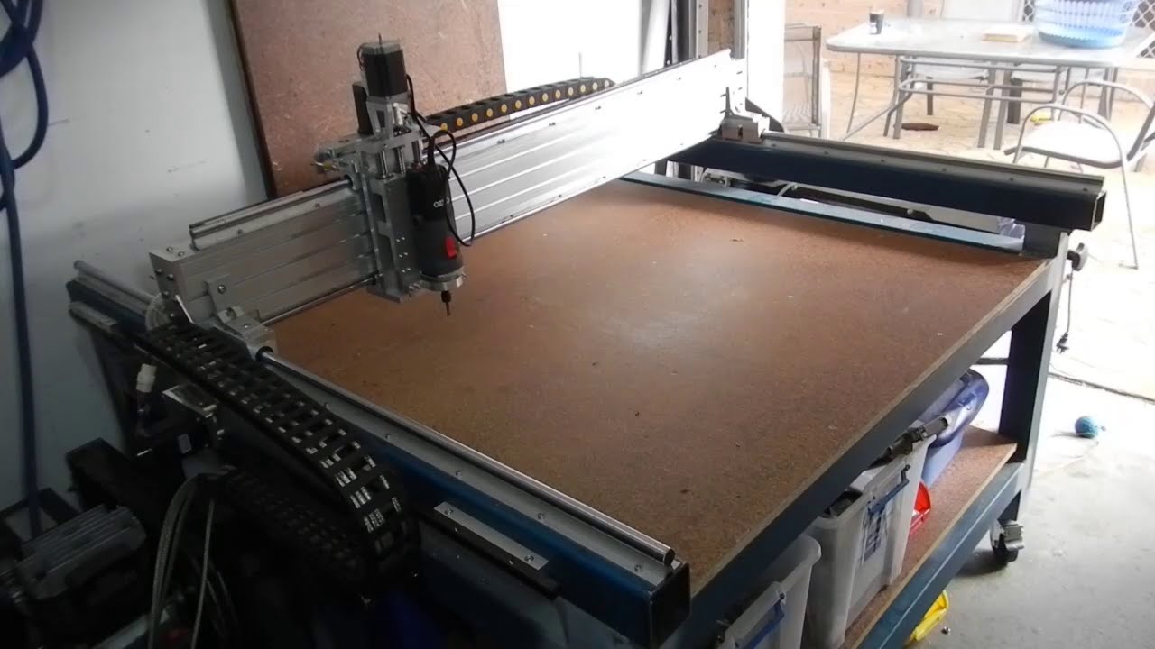 4'x4' CNC Router First Run and Build Image Gallery