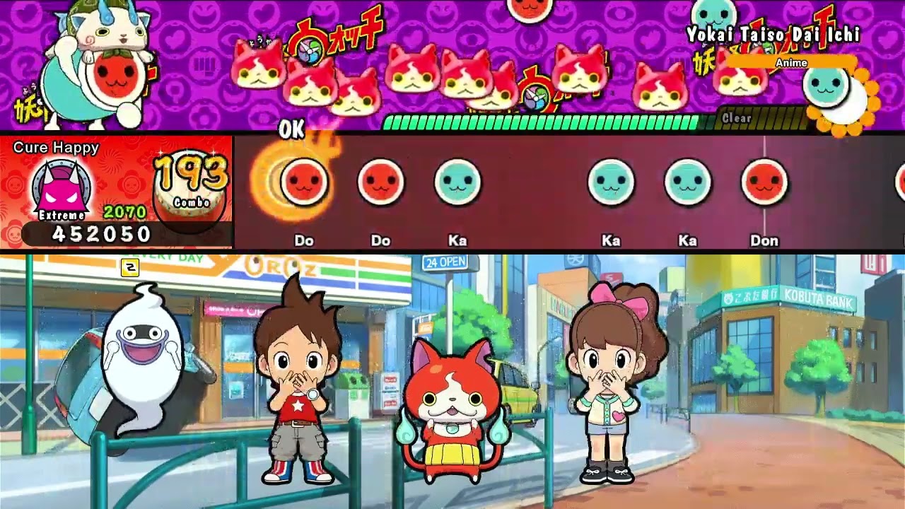 Taiko no Tatsujin Rhythmic Adventure Pack 2: Yokai Taizou Dai Ichi/ようかい体操第一 (Oni)