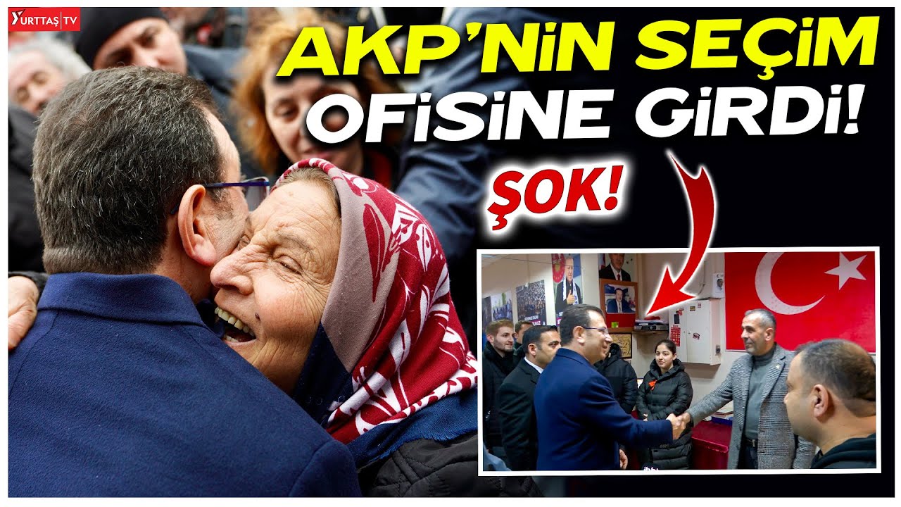 Ekrem İmamoğlu  Beyoğlu'nda sokağa çıktı! AKP'nin seçim ofisine girdi! 