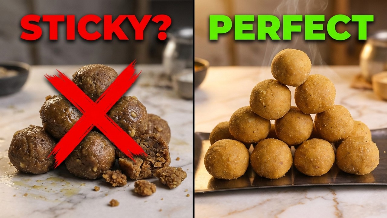 आसान बेसन लड्डू रेसिपी | Quick and Easy Besan Ladoo