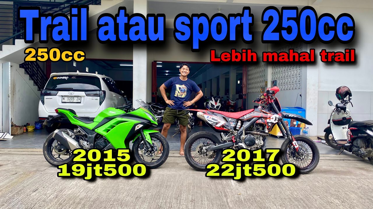 MOTOR TRAIL 250cc LEBIH MAHAL DARI SPORT 250cc‼️‼️⁉️⁉️