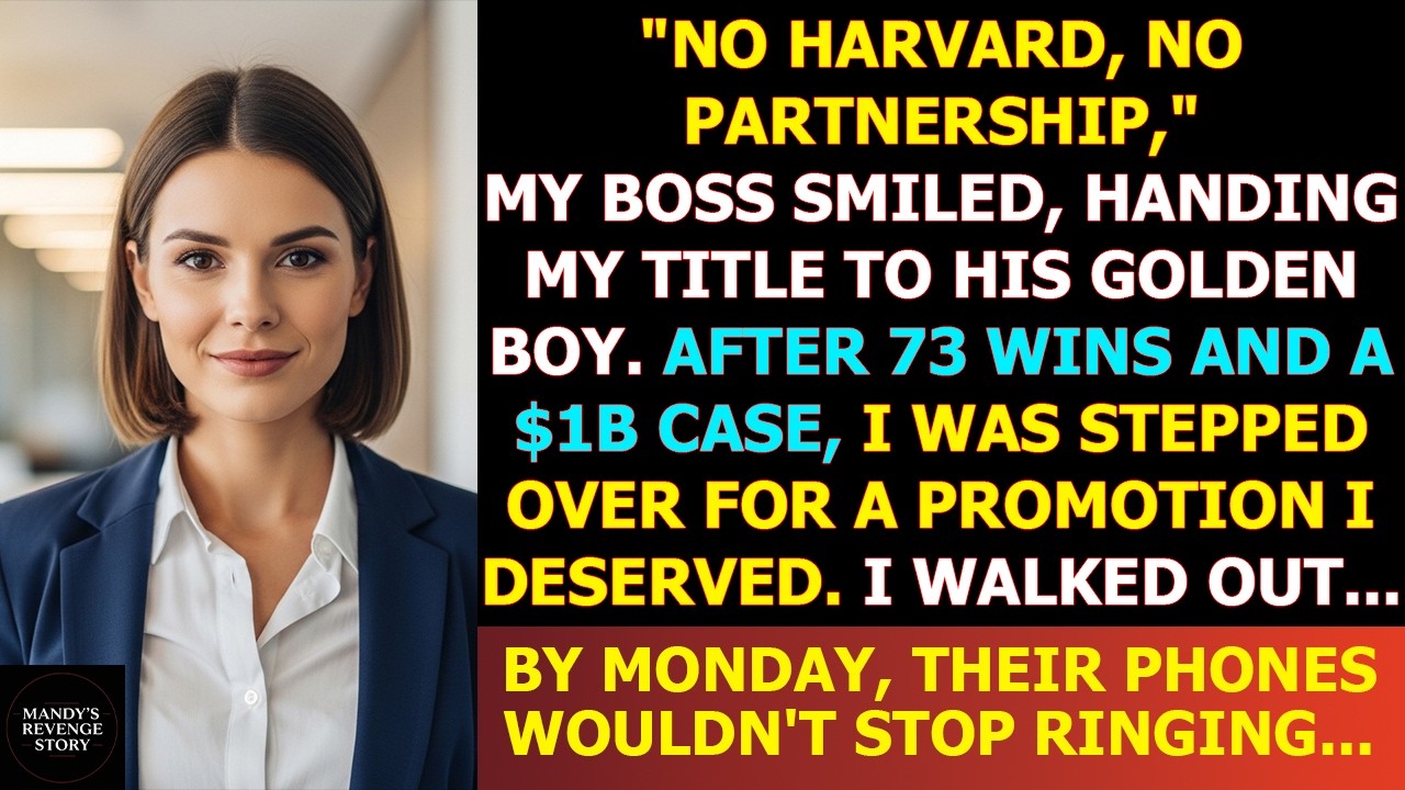 Boss Refused To Make Me Partner Because I Didn’t Go To Harvard Like The Rest Of My Colleagues - So I