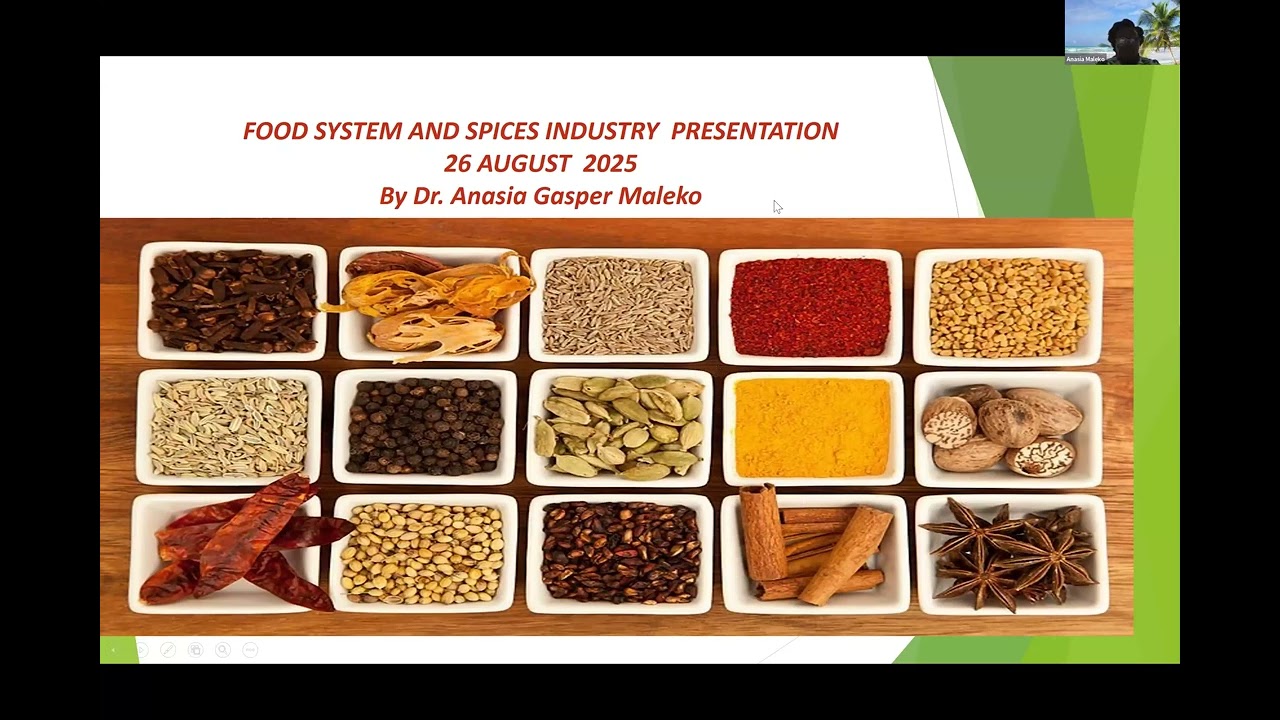 YOUTH IN AGRIBUSINESS : Food Systems and Spices Industry