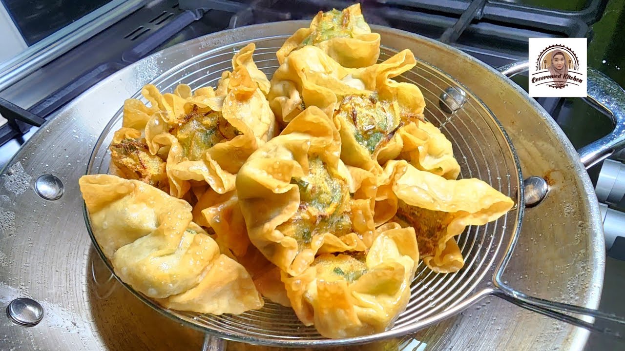 Вонтоны с начинкой из овощных оладий — хит продаж