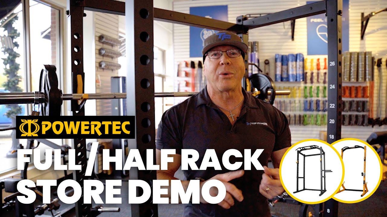 Powertec Power Rack & Half Rack In-Store Demo At Top Fitness | Authorized Dealers Across The Nation