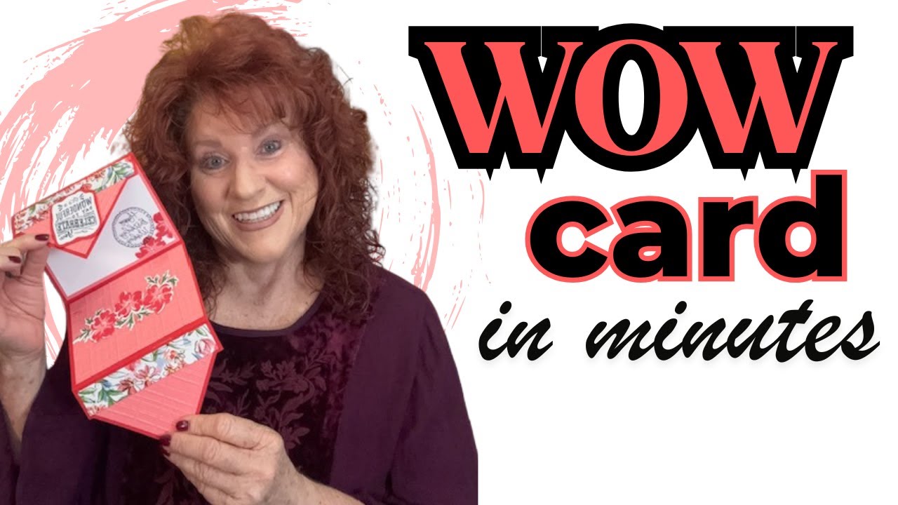 Превратите узорчатую бумагу в WOW-открытки за считанные минуты!