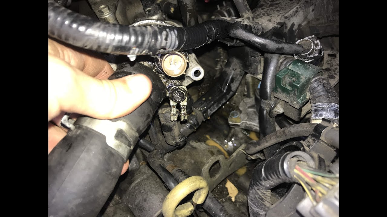 Thermostat and Engine Coolant Temperature Sensor Replacement