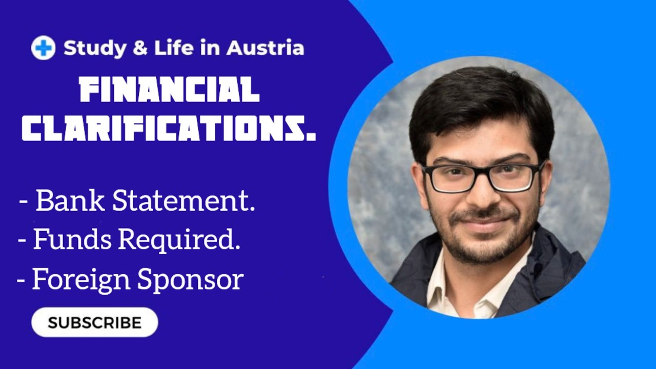 Financial Clarifications 2023 - Bank Statement - Foreign Sponsor - Study and Life in Austria