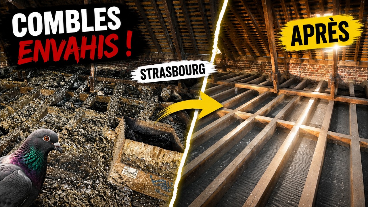 Mission Impossible! – Nettoyage Extrême d’un Grenier Envahi par des Pigeons 