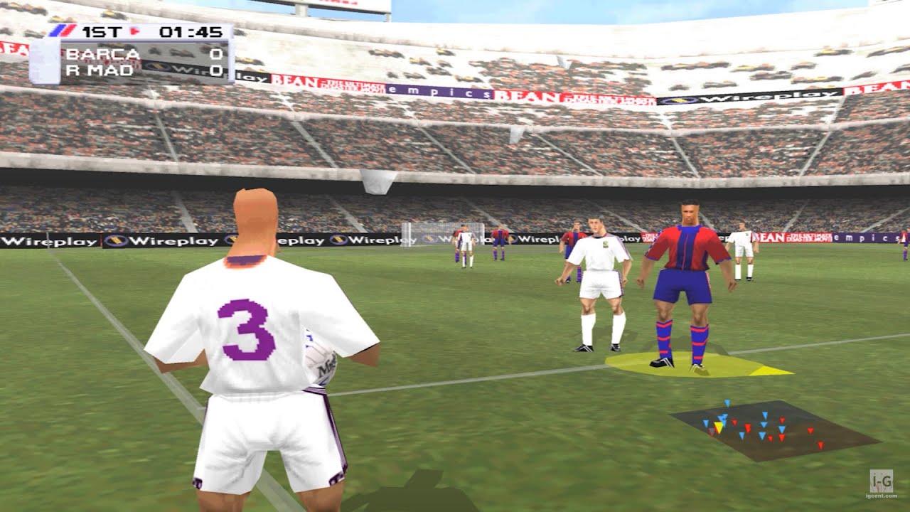 Actua Soccer 3 - PS1 Gameplay (4K60fps)
