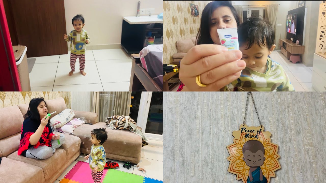 Weekend Vlog: Home Lunch, Playtime & Lots of Love| Chicco Fluoride-Free Toothpaste for toddlers 