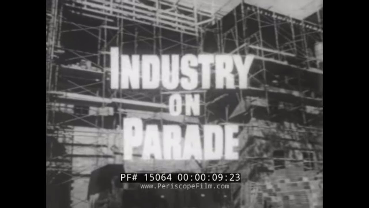 1950’s INDUSTRY ON PARADE   MARION POWER SHOVELS  PEPPERIDGE FARM   LEE CLOTHING  JUSTIN BOOTS 15064