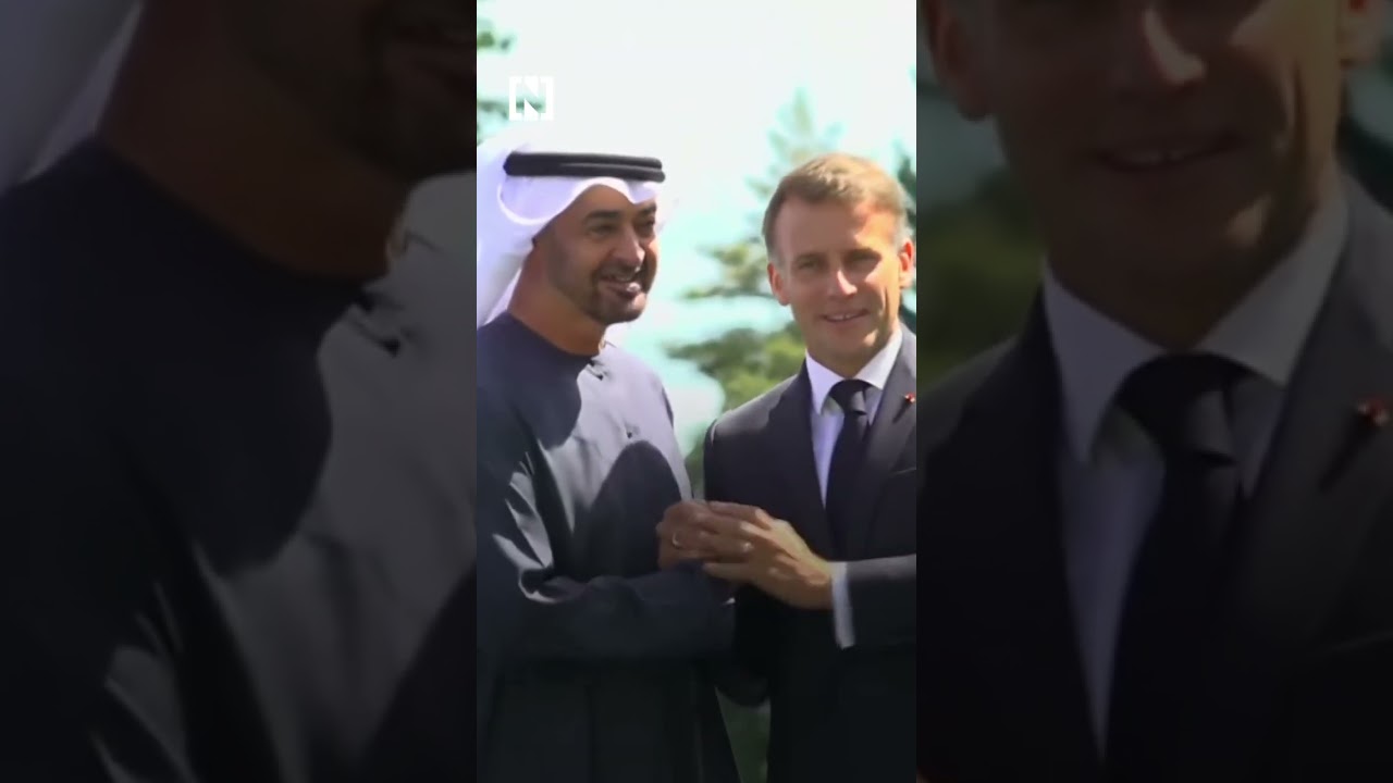 UAE President Sheikh Mohamed arrives at G7
