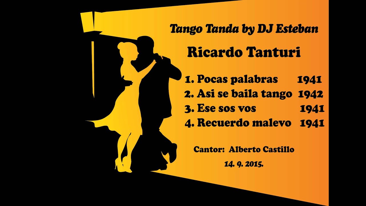 Tango Tanda - Ricardo Tanturi - Alberto Castillo by DJ Esteban