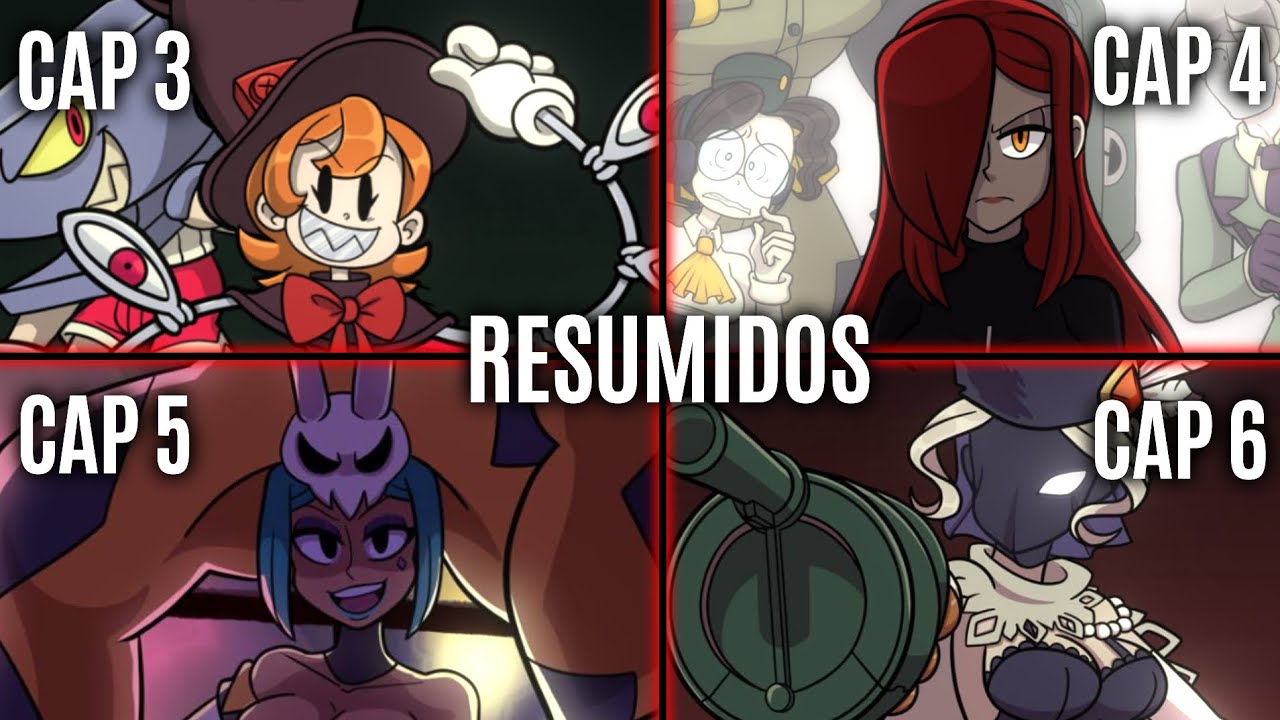 Drama y tensión absoluta | WEBCÓMIC DE SKULLGIRLS | CAPÍTULO 3-4-5-6 RESUMIDOS | M_ax1_mus