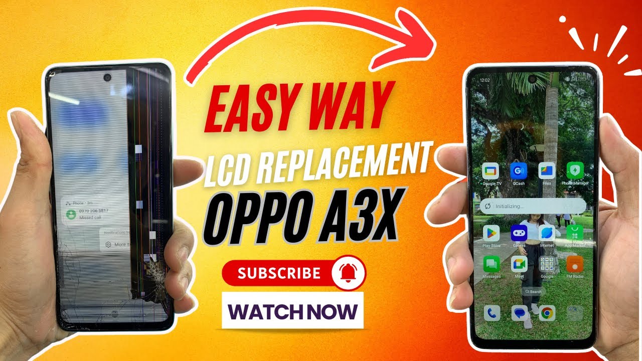 Замена ЖК-дисплея на Oppo A3x | Как заменить ЖК-дисплей на Oppo A3x