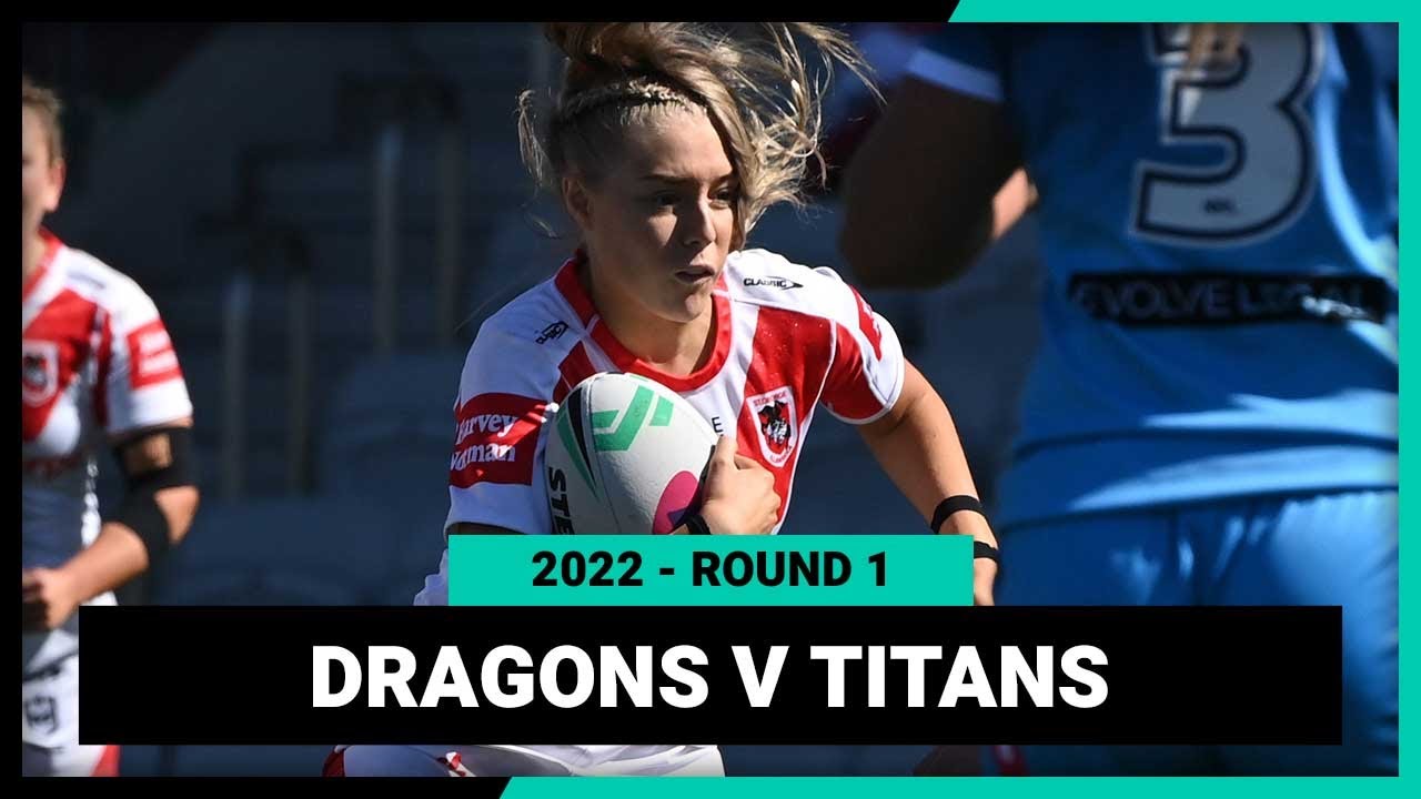 NRLW St George Illawarra Dragons v Gold Coast Titans | Round 1, 2022 | Full Match Replay