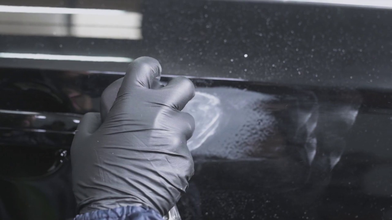 Corrección de descolgados de pintura o barniz en el coche