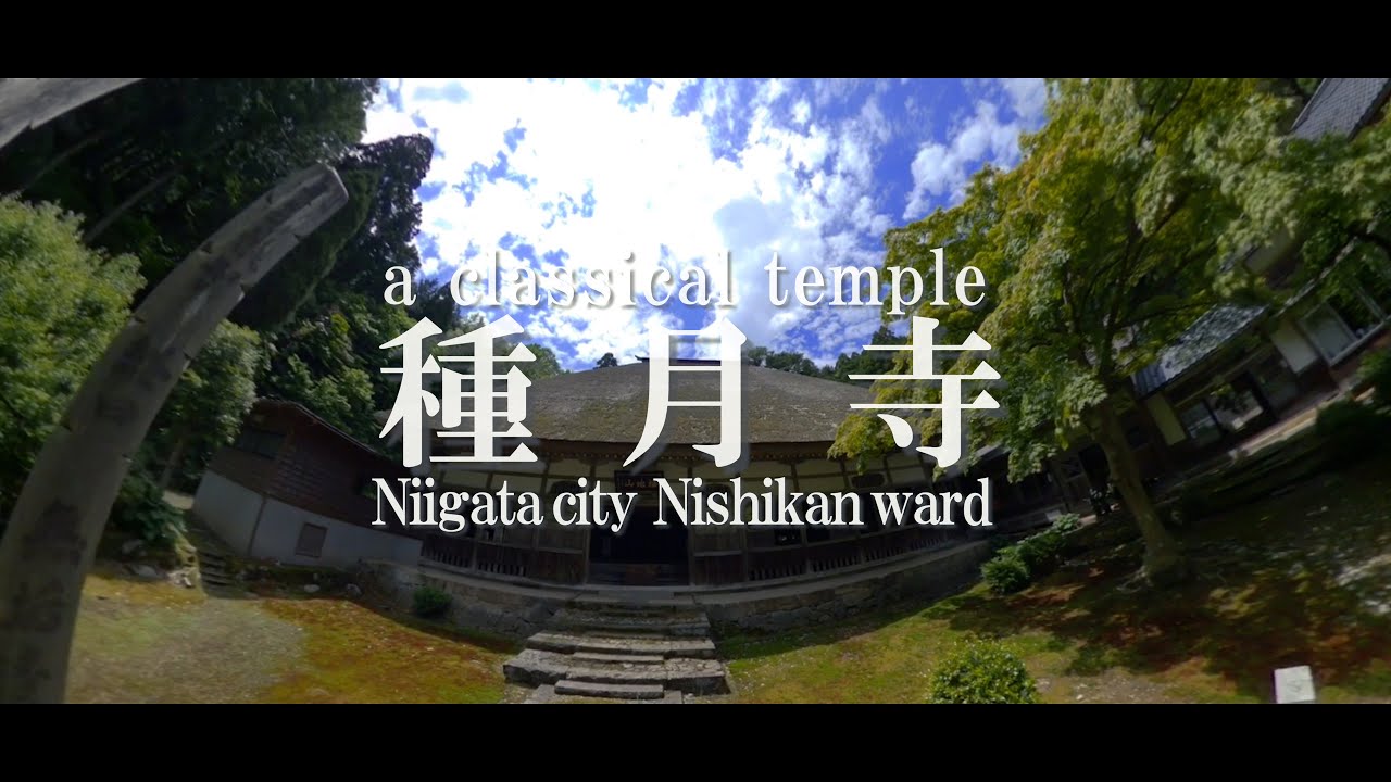 種月寺（4K映像・パワースポット!!）新潟県新潟市西蒲区