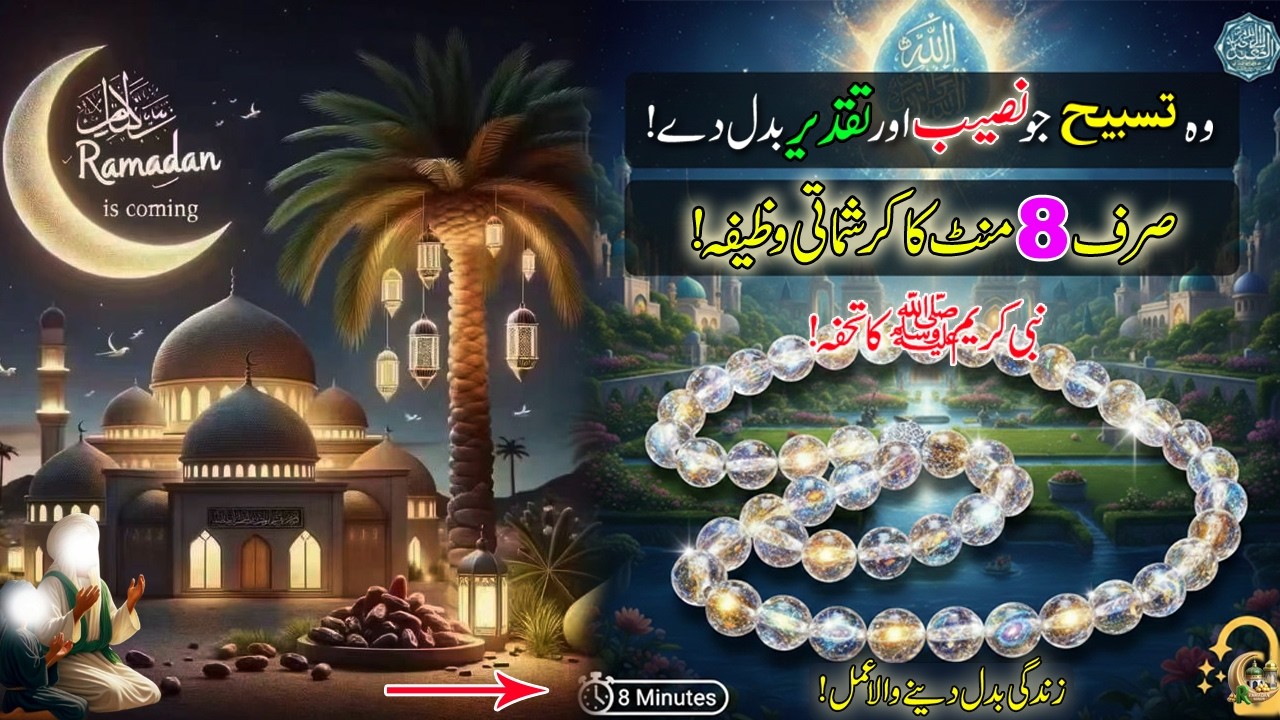 Jumma Ke Din Karishmati Tasbeeh Ka Raaz! Aksar Log Nahi Janty,juma Special Tasbeeh,Zindage Badal Gai