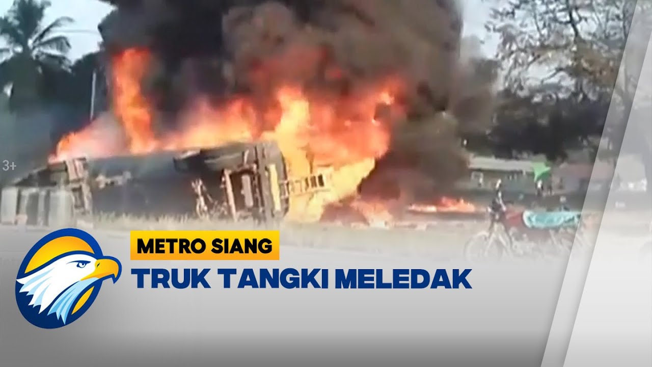Laka Truk Tangki Meledak di Liberia