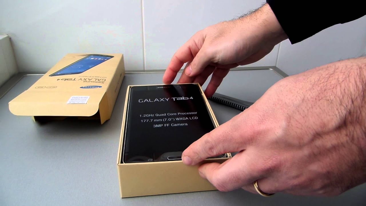 Unboxing Samsung Galaxy Tab 4 7.0 negra, 8GB, RAM 1.5GB SM-T230 | AUDIOVISOR