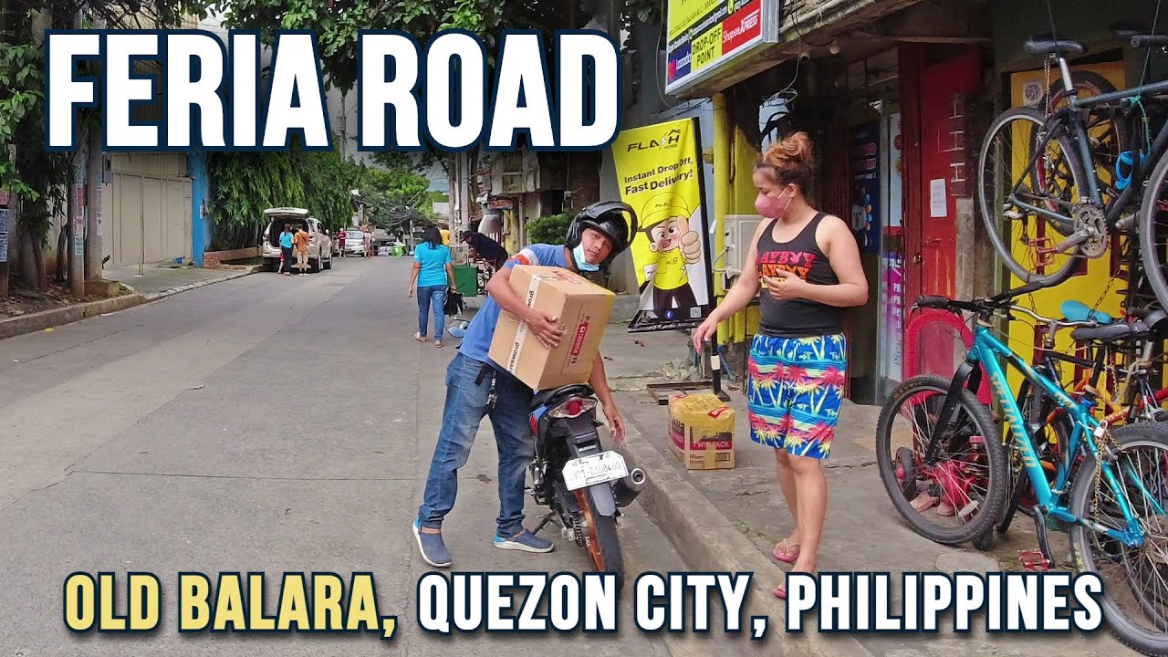 FERIA ROAD In Barangay Old Balara, Quezon City, Metro Manila, Philippines.