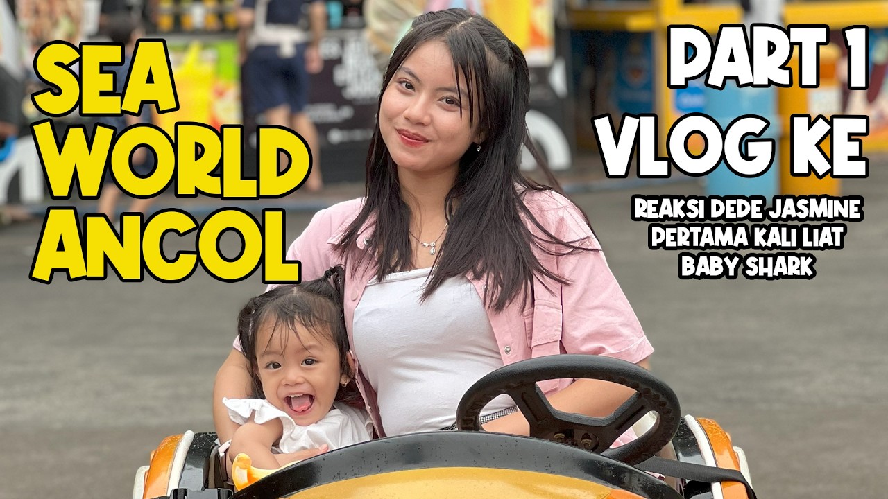 AJAK DEDE JASMINE MAIN KE SEA WORLD LIAT BABY SHARK PART 1