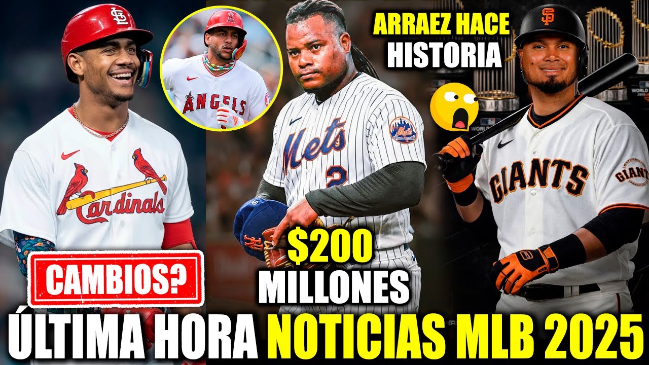 BOMBAZO! METS NEGOCIAN CON FRAMBER VALDEZ! SEATLLE MEGA CAMBIO! ARRAEZ HACE HISTORIA! SIRI FIRMA MLB
