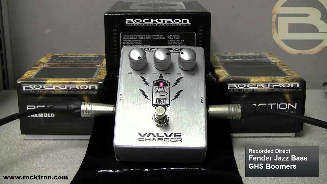 Rocktron Valve Charger - Fingerstyle Bass Demo